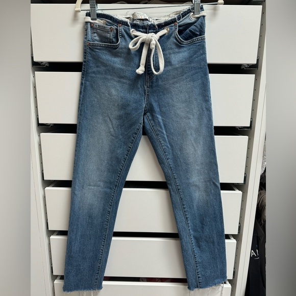 PRINCIPLE DENIM The Castaway Jeans In Holiday Raw Edge Denim Size 28 - Picture 4 of 10